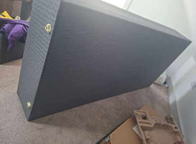 two single bed bases and head boards