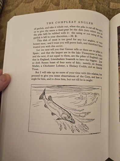 The Complete Angler.  By Isaak Walton. Illustrated By Arthur Rackham.  Large Volume 1963 Hardback With Dustjacket In Very Good Condition. See Photos For Same.