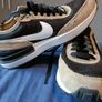 Nike waffle trainers uk 5 black Image 5