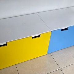 2 Kids Benches with Storage