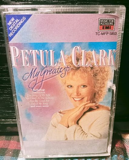 1988. Petula Clark. My Greatest . Cassette Tape.