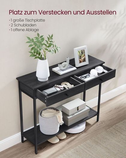 Console Table with 2 Drawers