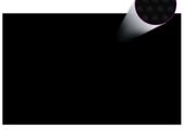 Floating Rectangular PE Solar Pool Film 8 x 5 m Black