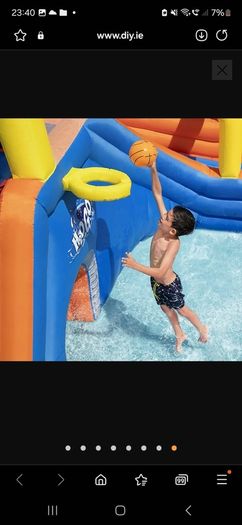 Bestway H2OGO Multicolour Rectangular Large Super speedway PVC Water park