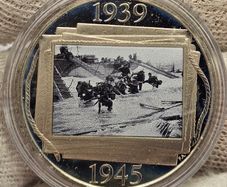 Gibraltar 2019 Proof Half Crown 1939-1945