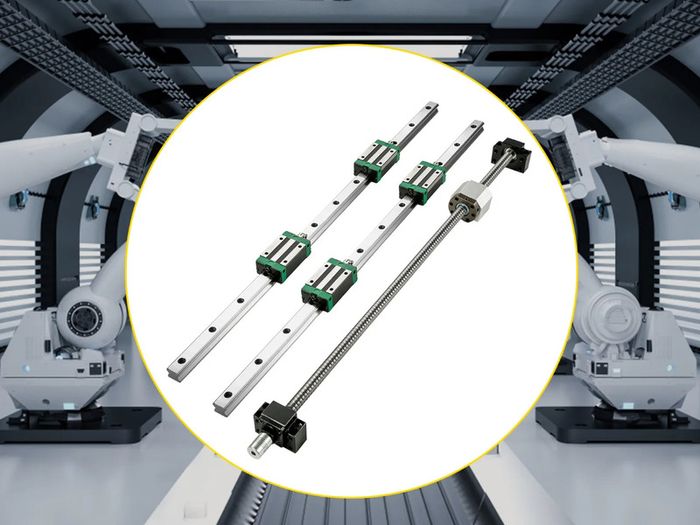 HGR20-1700mm Linear Guide Rail Kit Slide Rail with 1Pcs RM1605-1700mm Ballscrew with BF12/BK12 Kit Linear Slide Rail Guide Rail Square For DIY CNC Routers Lathes Mills
