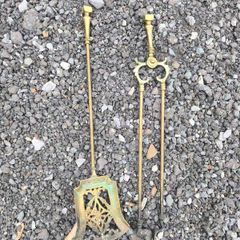 brass fire irons