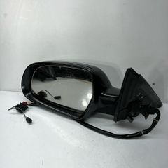 Audi A4 B8 8K Left front door electric wing mirror Black 6+2 WIRES RHD A2l6b5s