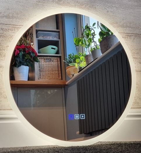LED Bathroom Mirror Speakers Music Fog Free