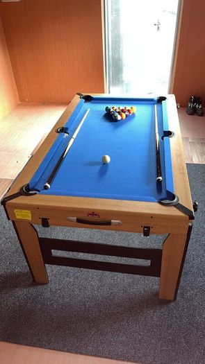 Pool table and Table tennis table