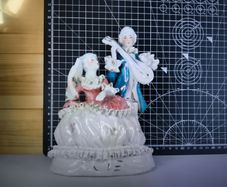Antique Porcelain Figurine Victorian Man And Woman
