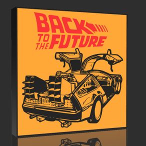 Back To The Future Lightbox  Delorean Edition