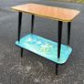 Vintage Kitsch coffeetables with turned dansette legs c1960 sold as a pair only Image 2