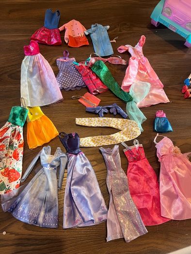 Barbie dolls and accessories