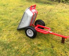 Trailer for ride on mower