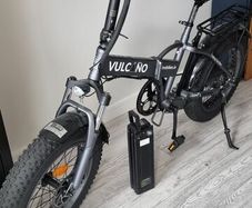 Vulcano foldable electric bike - fat tyres - 500w