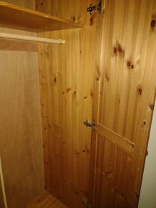 Single bed frame, wardrobe,locker.