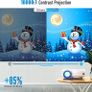 Mini Projector Portable video-projector,55000 Hours Multimedia Home Theater movie Projector,Compatible with TV Stick,Full HD 1080P HDMI,VGA,USB,AV,laptop,iphone,Android Smartphone Image 2