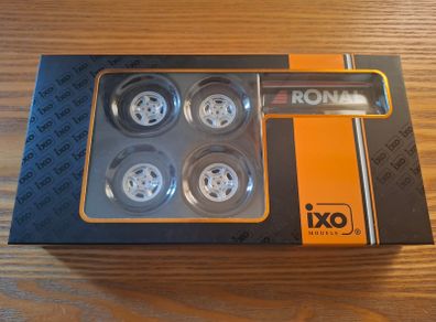 Ronal Ford/vw/bmw/porsche Alloys With Stand - For 1/18 - New In Box