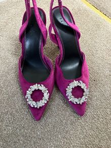 ASOS design pink heels