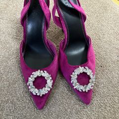 ASOS design pink heels