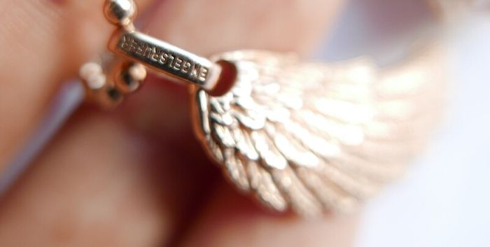 Sterling Silver 925 Gild Plated Angel Whisperer from Engelsrufer length 31" - 26,4g