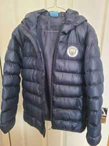 Boys coat Manchester city