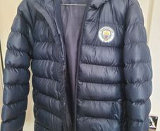 Boys coat Manchester city