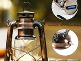 25CM USB Charging Vintage Camping Lantern Light