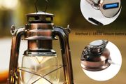 25CM USB Charging Vintage Camping Lantern Light