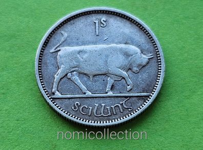Ireland 1942 year Silver Shilling.Low mintage.