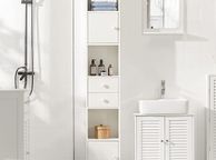 main image for ad Bookcase Book Shelf Storage Shelf Storage Display Shelving Unit Standing Shelf Tall Cabinet