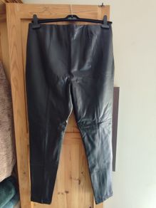 Size 16S Eco-Leather leggings New Look