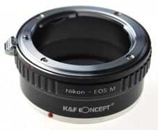 K&F Concept Nikon AI to Canon EOS M Lens Mount Adapter (Nikon-EOS.M)