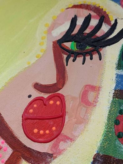Lucia Cullinane Large Acrylic on Canvas