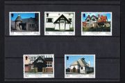 2001 Isle of Man The Architecture of Mackey Hugh Baillie Scott Commemorative Stamps Mint Never Hinged (MNH)