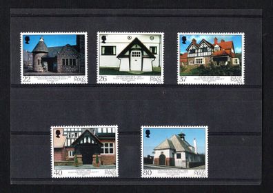2001 Isle of Man The Architecture of Mackey Hugh Baillie Scott Commemorative Stamps Mint Never Hinged (MNH)