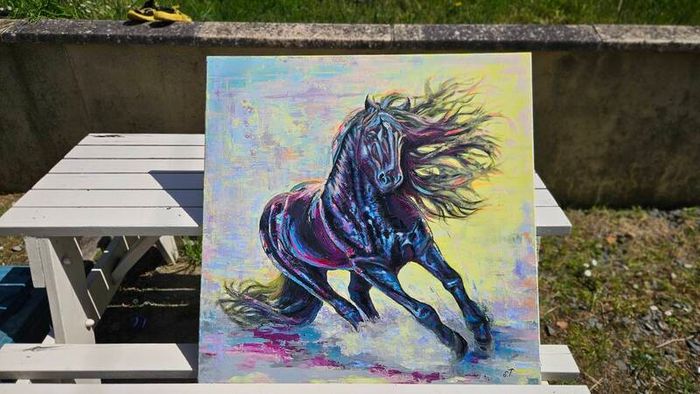 Original acrylic painting- "Wild Spirit "