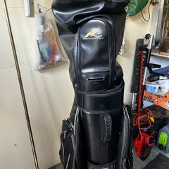 Powakaddy Golf Bag & Assortment of golf clubs
