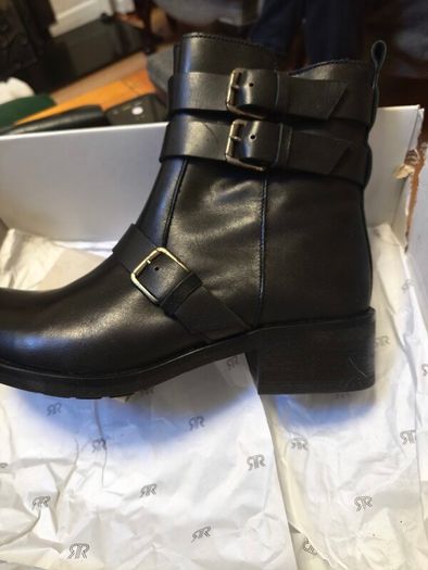 la Redoute high ankle biker style boots