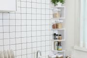 New 5 Tier Corner Shelf Floating Wall Shelves (White) - FREE P&amp;P