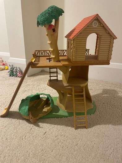 Sylvanian Families bundle - Treehouse, House and Boutique