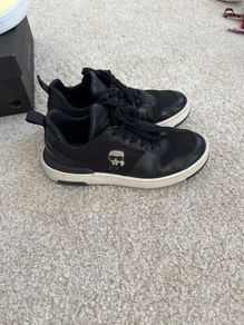 Karl Lagerfeld unisex real leather shoes (UK 1/Eu 33/21cm)