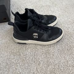 Karl Lagerfeld unisex real leather shoes (UK 1/Eu 33/21cm)
