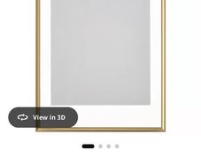 Large Frame - Ikea Silverhojden - Gold