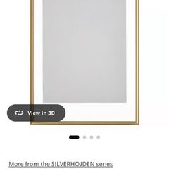 Large Frame - Ikea Silverhojden - Gold
