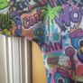 Graffiti blouse S-M Image 4