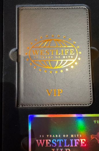Westlife Anniversary VIP Box Set, Lanyard, Bag & An Post Stamps