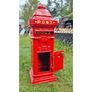 Cast Iron Pillar Post box Red CH R 1702B R Image 2