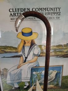 silver hallmarked 1919 cane